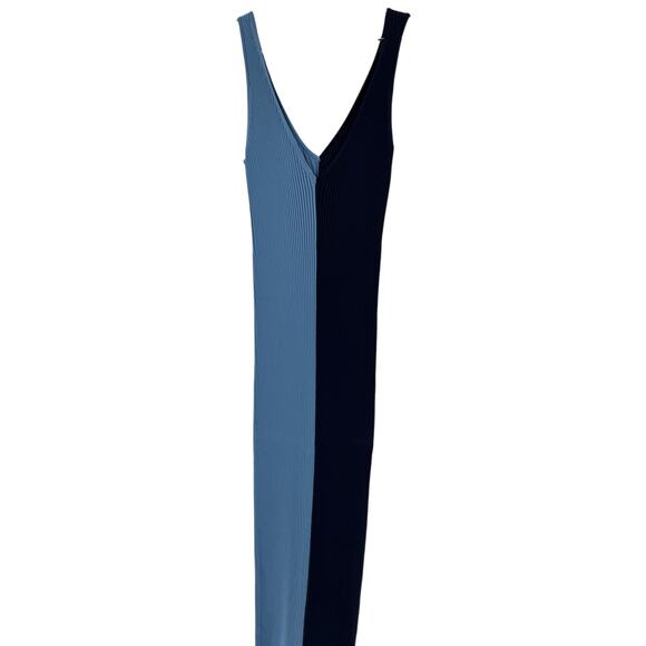 Staud ‘Dana Dress’ Navy & Sky Cotton Blend Mini Dress Size S - Picture 3 of 4